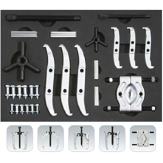Coffret extracteurs 2 et 3 griffes 4" ET 6" et décolleur de roulements KSTOOLS-Lire la description