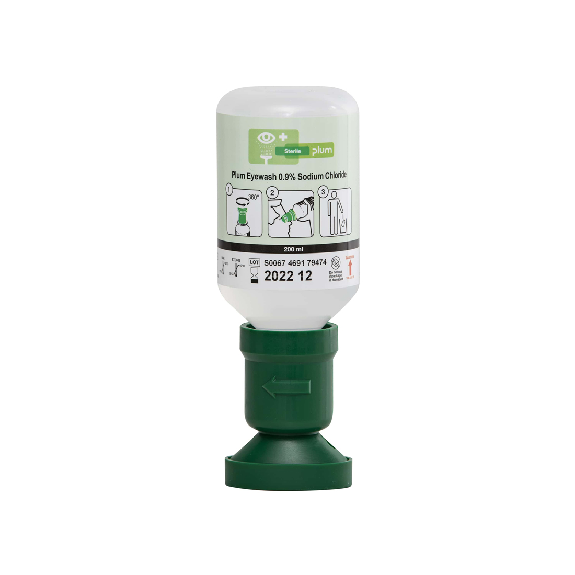 Coverguard - Lave-oeil PLUM solution stérile 200 ml (Pack de 10)-Lire la description