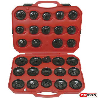 Coffret de cloches pour filtre à huile avec une clé à filtre KSTOOLS-Lire la description