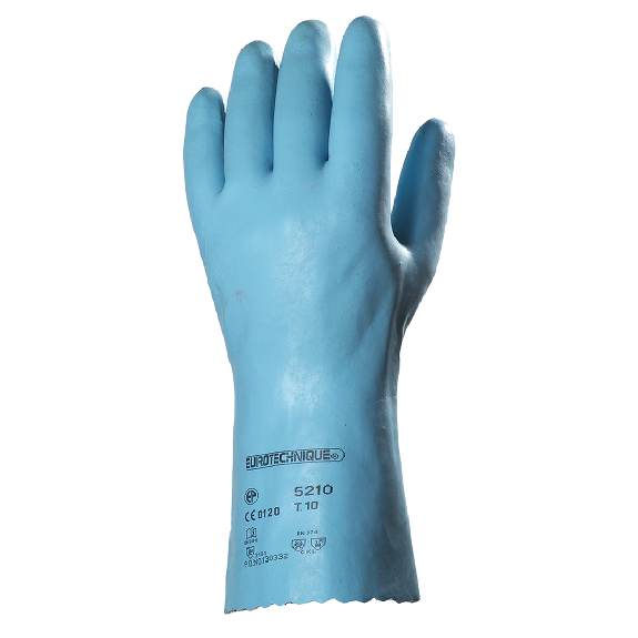 Coverguard - Gant de protection chimique bleu en latex sur jersey coton EUROCHEM L5210 (Pack de 10) Coverguard - Gant de protection chimique bleu en latex sur jersey coton EUROCHEM L5210 (Pack de 10)-Lire la description