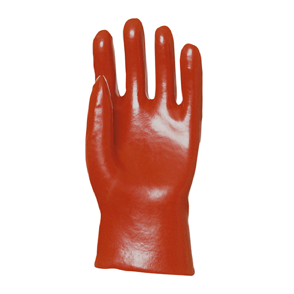 Coverguard - Gant de protection en manutention rouge 27cm en polyester enduit PVC EUROSTRONG 3520 (Pack de 10) Coverguard - Gant de protection en manutention rouge 27cm en polyester enduit PVC EUROSTRONG 3520 (Pack de 10)-Lire la description