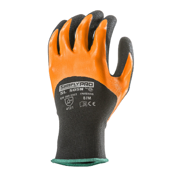 Coverguard - Gant de protection manutention orange noir J15 EUROLITE SL505N (Pack de 10) Coverguard - Gant de protection manutention orange noir J15 EUROLITE SL505N (Pack de 10)-Lire la description