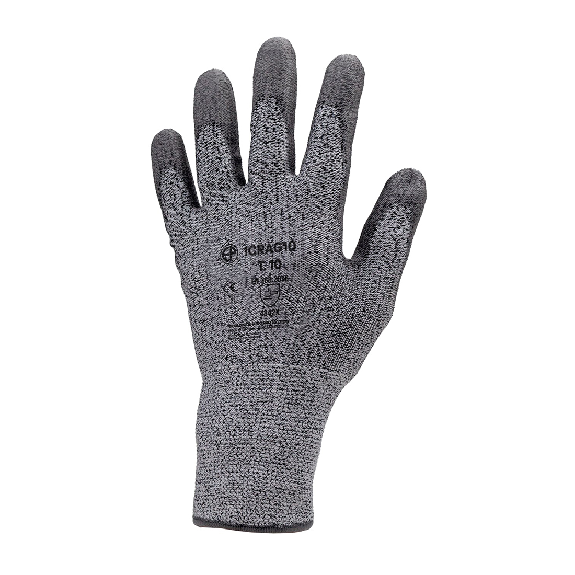 Coverguard - Gant anti-coupure gris HDPA enduit PU EUROCUT 1CRAG (Pack de 12) Coverguard - Gant anti-coupure gris HDPA enduit PU EUROCUT 1CRAG (Pack de 12)-Lire la description