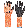 Portwest - Gants anti-coupure de niveau D haute visibilité à manchette longue