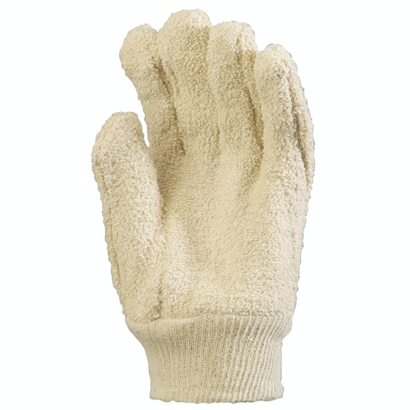 Coverguard - Gant anti-chaleur beige en coton bouclette EUROHEAT 4700 (Pack de 60)-Lire la description