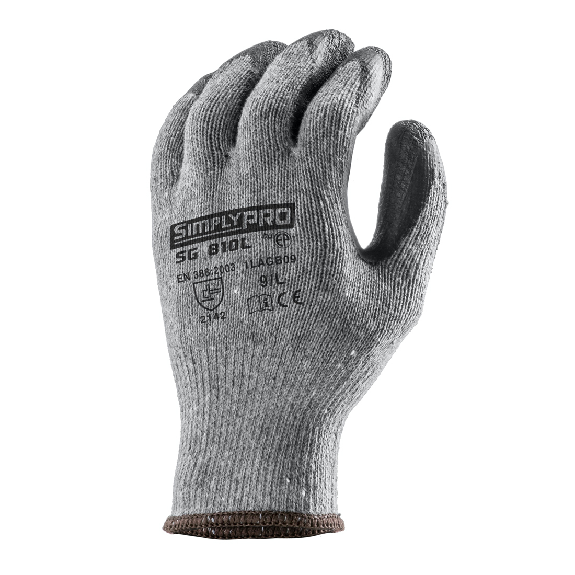 Coverguard - Gant de protection gris en polycoton enduit latex EUROSTRONG SG810L (Pack de 10) Coverguard - Gant de protection gris en polycoton enduit latex EUROSTRONG SG810L (Pack de 10)-Lire la description