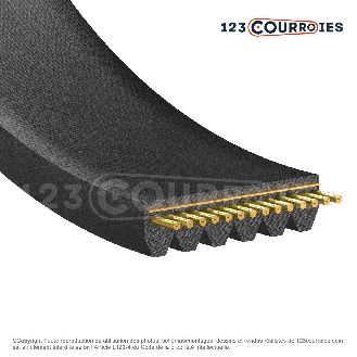 Courroie Poly-V striée automobile 4PK1180-Lire la description