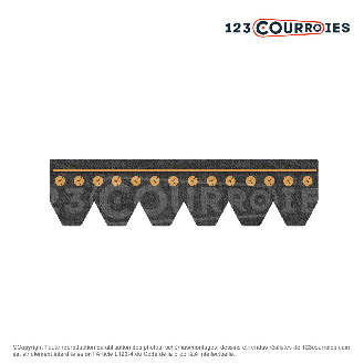 Courroie Poly-V striée automobile 4PK1180-Lire la description