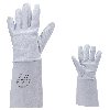 Coverguard - Gant de soudure antistatique blanc gris fleur d?agneau et manchette croûte EUROWELD 2540 (Pack de 10)