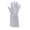 Coverguard - Gant de soudure antistatique blanc gris fleur d?agneau et manchette croûte EUROWELD 2540 (Pack de 10)