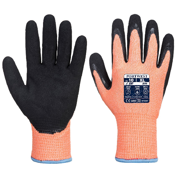 Portwest - Gant hiver Vis-Tex HR Cut Nitrile - A646 Portwest - Gant hiver Vis-Tex HR Cut Nitrile - A646-Lire la description