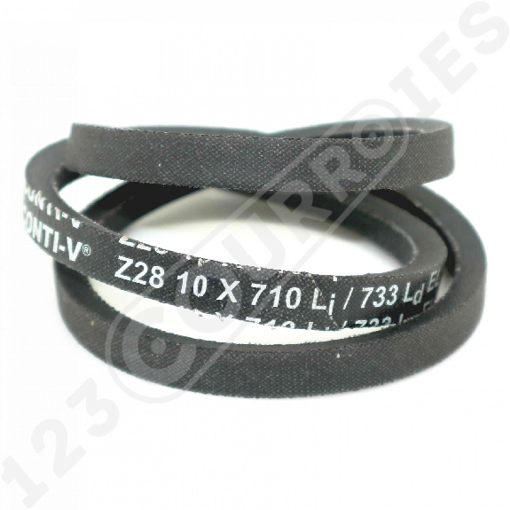 Courroie trapézoidale lisse Conti V Z28 10 x 710 Li / 733 Ld-Lire la description