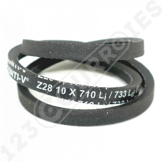 Courroie trapézoidale lisse Conti V Z28 10 x 710 Li / 733 Ld-Lire la description