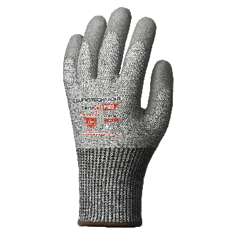 Coverguard - Gant anti-coupure gris enduit PU EUROCUT P500 (Pack de 5)-Lire la description
