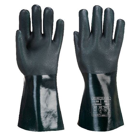 Portwest - Gant PVC 35cm double trempage - A835 Portwest - Gant PVC 35cm double trempage - A835-Lire la description