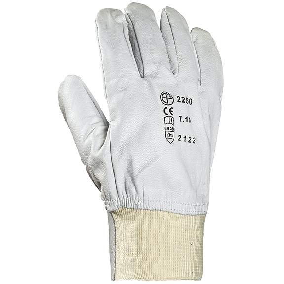 Gant de maîtrise EUROTECHNIQUE en cuir de chèvre gris T10 - COVERGUARD - 2250 Gant de maîtrise EUROTECHNIQUE en cuir de chèvre gris T10 - COVERGUARD - 2250-Lire la description