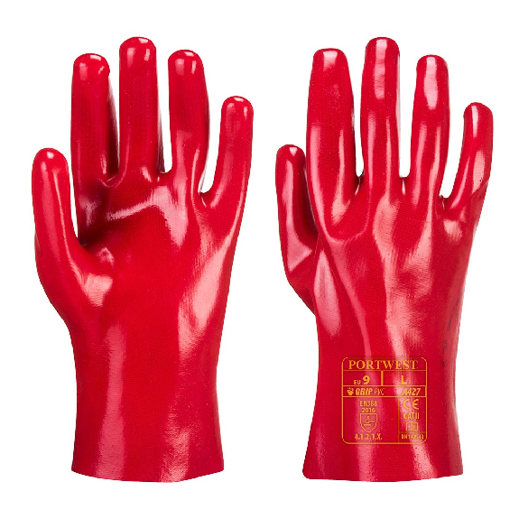 Portwest - Gant PVC Rouge - A427-Lire la description