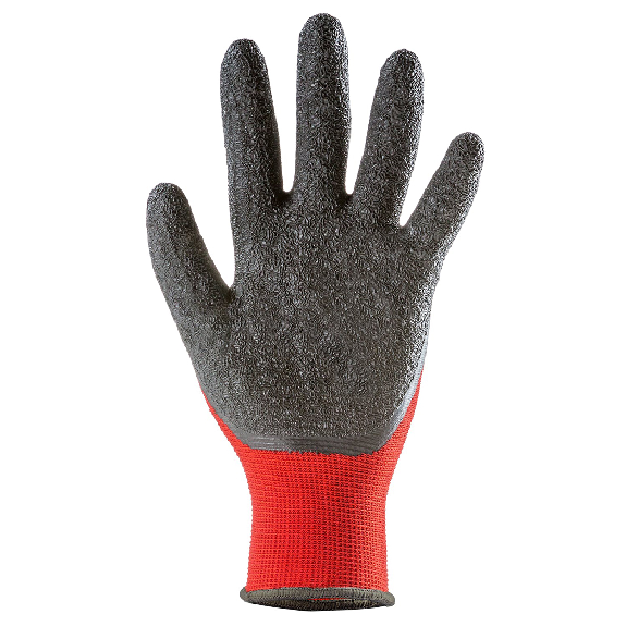 Coverguard - Gant de protection manutention rouge gris EUROLITE 13L850 (Pack de 10)-Lire la description