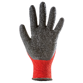Coverguard - Gant de protection manutention rouge gris EUROLITE 13L850 (Pack de 10)-Lire la description