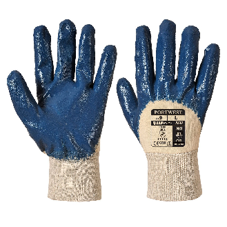 Portwest - Gant Nitrile dos aéré poignet tricot - A330-Lire la description
