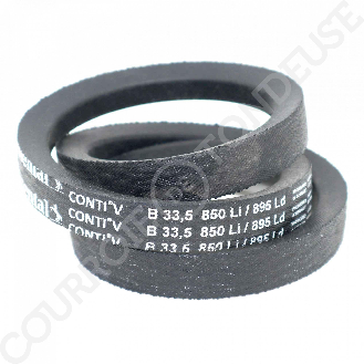 Courroie trapézoidale lisse Conti V B33.5 17 x 850 Li / 895 Ld-Lire la description