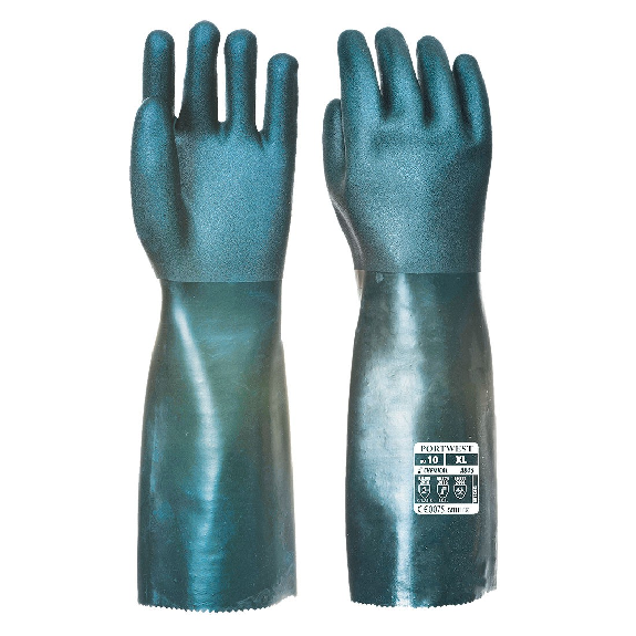 Portwest - Gant PVC 45cm double trempage - A845-Lire la description