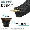 Courroie trapézoidale lisse Texrope S84 B32.25 / 17 00899/17 x 830 Li