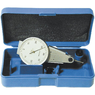 Indicateur à levier haute qualité parallèle, Lecture: 0,01 mm, Cadran: 38 mm, Dimension des touches: 36 mm-Lire la description
