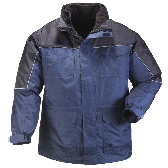 Coverguard - Parka thermique 4 en 1 bleu marine noir RIPSTOP Coverguard - Parka thermique 4 en 1 bleu marine noir RIPSTOP-Lire la description