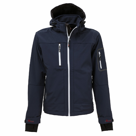 U-Power - Veste Softshell gris foncé Stretch METROPOLIS-Lire la description