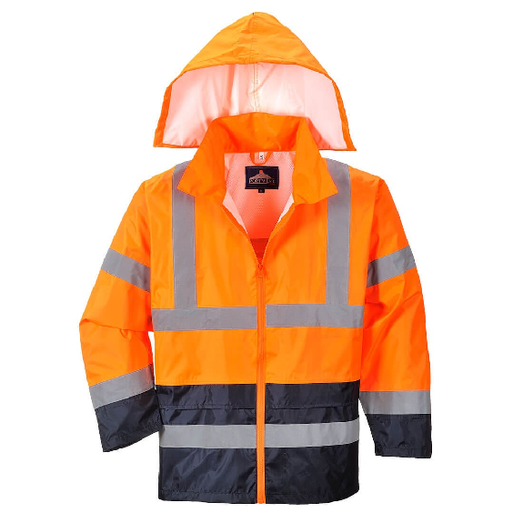 Portwest - Veste de pluie HV bicolore - H443 Portwest - Veste de pluie HV bicolore - H443-Lire la description