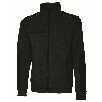 U-Power - Sweat-shirt noir zippé SNUG-Lire la description