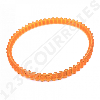 Courroie trapézoidale double crantée polyuréthane DC6X240 La