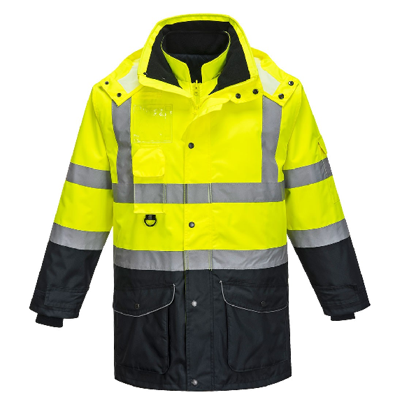Portwest - Parka Traffic Contrast 7 en 1 HV - S426 Portwest - Parka Traffic Contrast 7 en 1 HV - S426-Lire la description