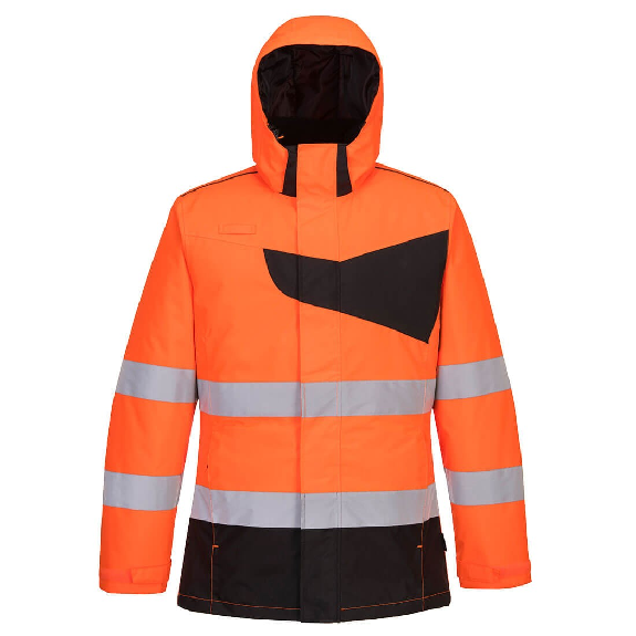 Portwest - Parka chaude Hiver haute visibilité PW2-Lire la description