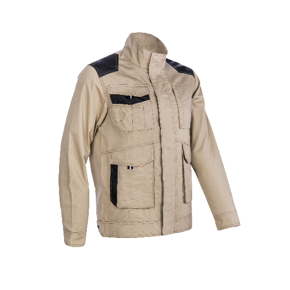 Coverguard - Veste de travail beige OROSI Coverguard - Veste de travail beige OROSI-Lire la description