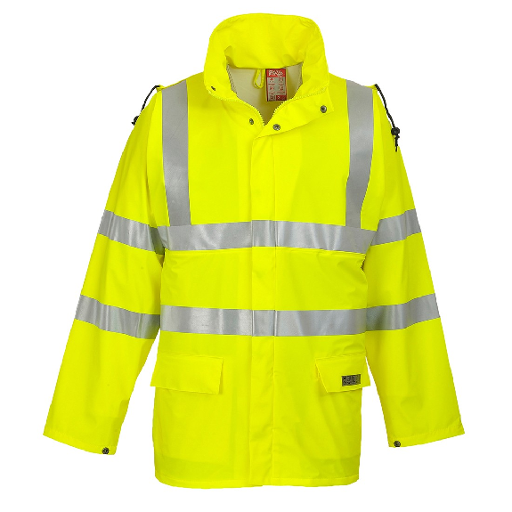 Portwest - Veste de pluie HV FR Sealtex - FR41 Portwest - Veste de pluie HV FR Sealtex - FR41-Lire la description