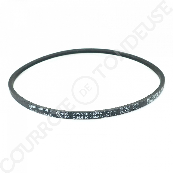 Courroie trapézoidale lisse Conti V Z25.5 10 x 650 Li / 673 Ld-Lire la description