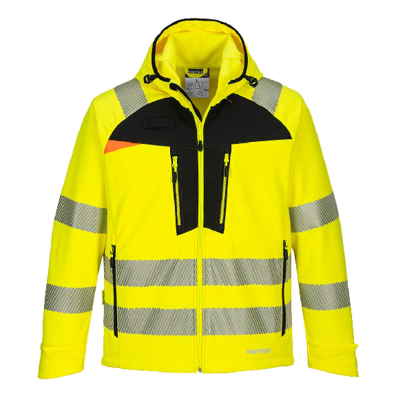 Portwest - Veste Softshell haute visibilité DX4 Portwest - Veste Softshell haute visibilité DX4-Lire la description