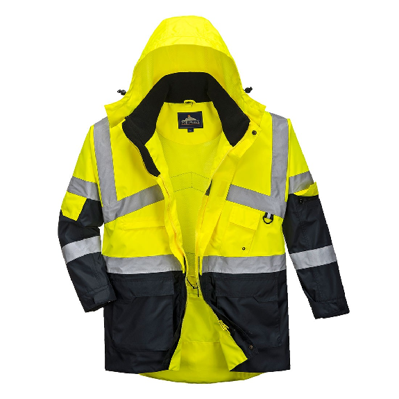Portwest - Parka bicolore respirante HV - S760 Portwest - Parka bicolore respirante HV - S760-Lire la description