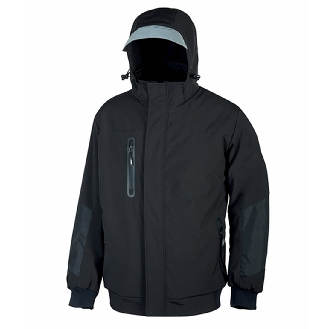 U-Power - Veste en tissu Softshell Stretch noir BLAZE-Lire la description