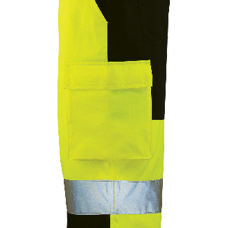 Coverguard - Pantalon HV jaune bleu marine PATROL-Lire la description