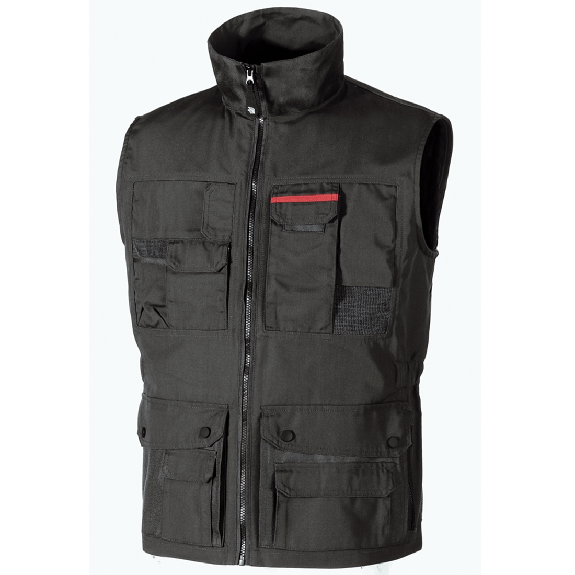 U-Power - Gilet poche téléphone gris foncé FIRST-Lire la description