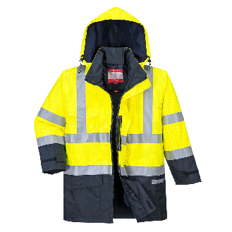 Portwest - Parka pluie Bizflame bicolore multirisques HV - S779-Lire la description