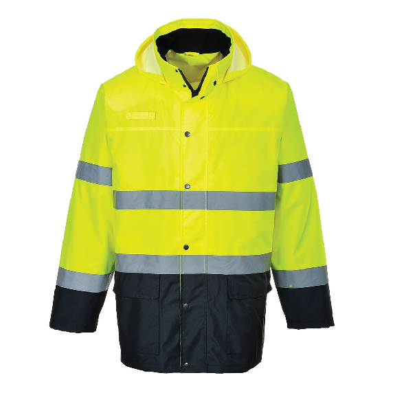 Portwest - Veste de pluie HV bicolore - S166 Portwest - Veste de pluie HV bicolore - S166-Lire la description