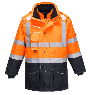Portwest - Parka Traffic Contrast 7 en 1 HV - S426-Lire la description