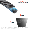Courroie trapézoïdale polyuréthane Polyflex 7M580 Courroie trapézoïdale polyuréthane Polyflex 7M580