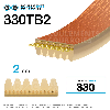 Courroie poly-v 10-330TB2