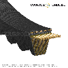Courroie trapézoidale crantée Conti V FO BX112 17 x 2850 Li / 2890 Ld