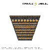 Courroie trapézoidale crantée Conti V FO BX112 17 x 2850 Li / 2890 Ld
